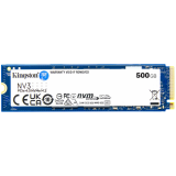 Kingston 500GB NV3 SSD M.2 2280 PCIe 4.0 NVMe, Read: 5,000/ Write: 3,000MB/s