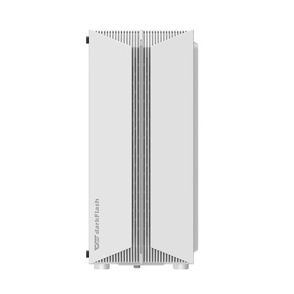 Darkflash DK151 LED-Computergehäuse (weiß) + 3 RGB-Lüfter