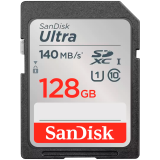 SANDISK Ultra 128GB SDXC Memory Card 140MB/s