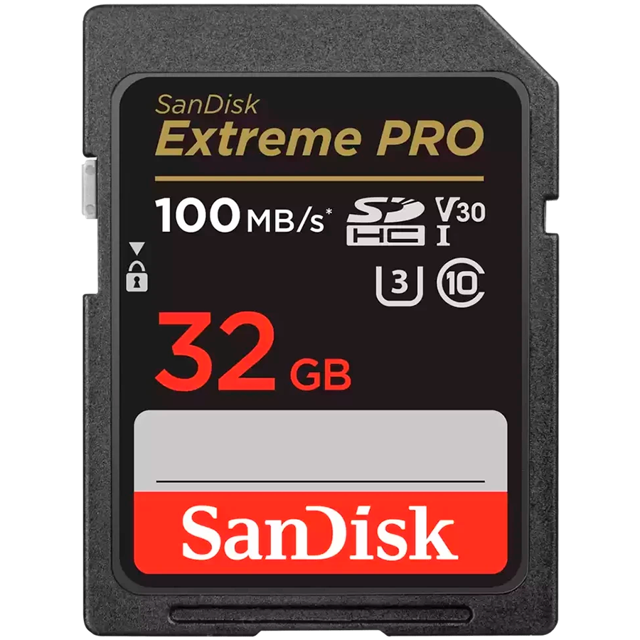 SANDISK Extreme PRO 32GB SDHC Memory Card + 2 years RescuePRO Deluxe up to 100MB/s & 90MB/s Read/Write speeds, UHS-I, Class 1
