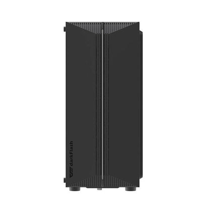 Darkflash DK151 LED-Computergehäuse (schwarz) + 3 RGB-Lüfter