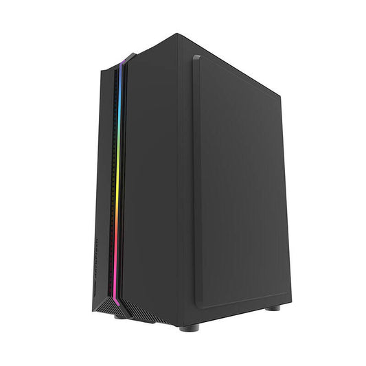 Darkflash DK151 LED-Computergehäuse (schwarz) + 3 RGB-Lüfter