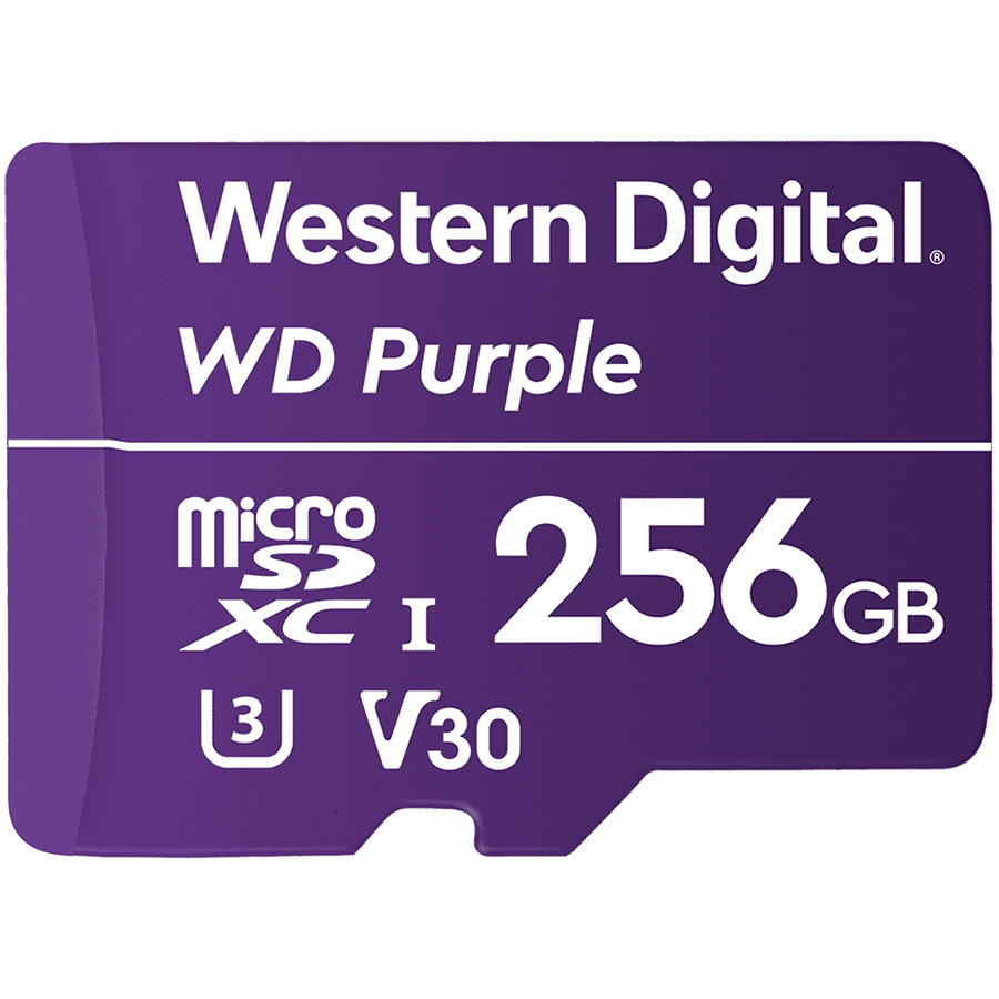 CSDCARD WD Purple (MICROSD, 256GB) — WESTERN DIGITAL