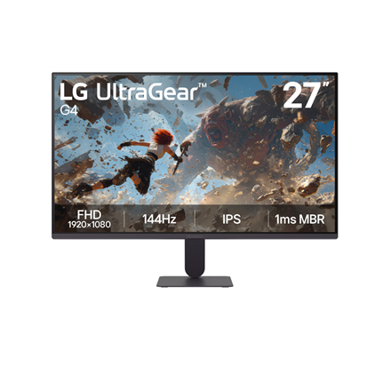 LG 27G411B-B | 27 " | IPS | FHD | 16:9 | 144 Hz | 1 ms | 1920 x 1080 pixels | 250 cd/m² | HDMI ports quantity 1