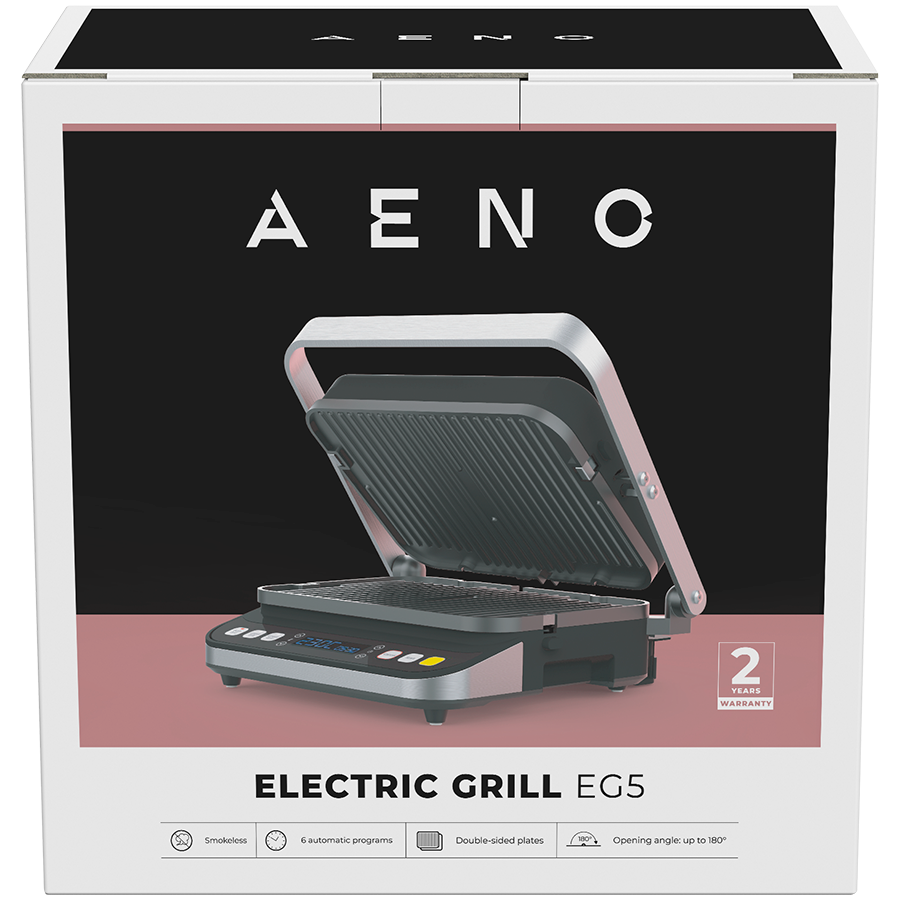 AENO ''Electric Grill EG5: 2000W, 2 heating modes