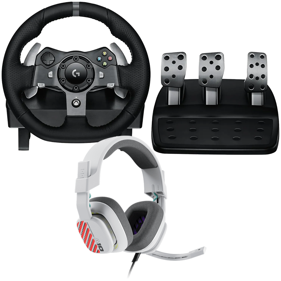 LOGITECH G920 Driving Force Racing Wheel + Astro A10