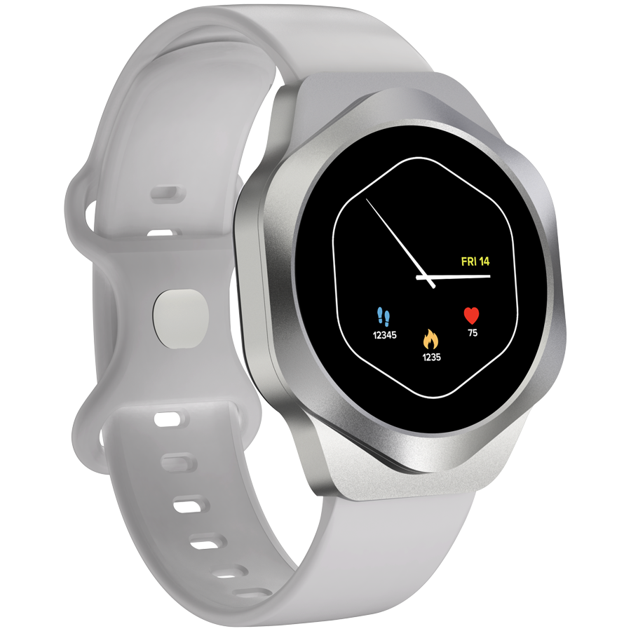 CANYON Smart Watch Hexagon 88 BT-CALL Silver