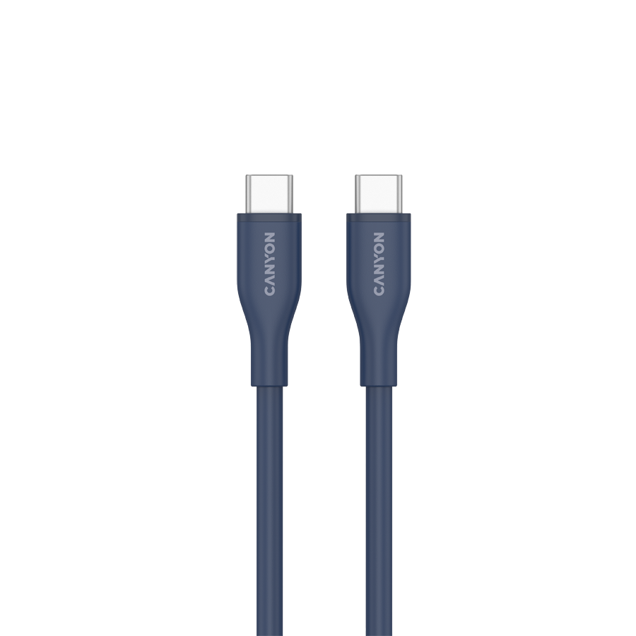 CANYON cable CC60SC10 C-C 60W 1m Silicon Dark blue