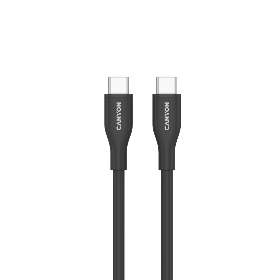 CANYON cable CC60SC10 C-C 60W 1m Silicon Black