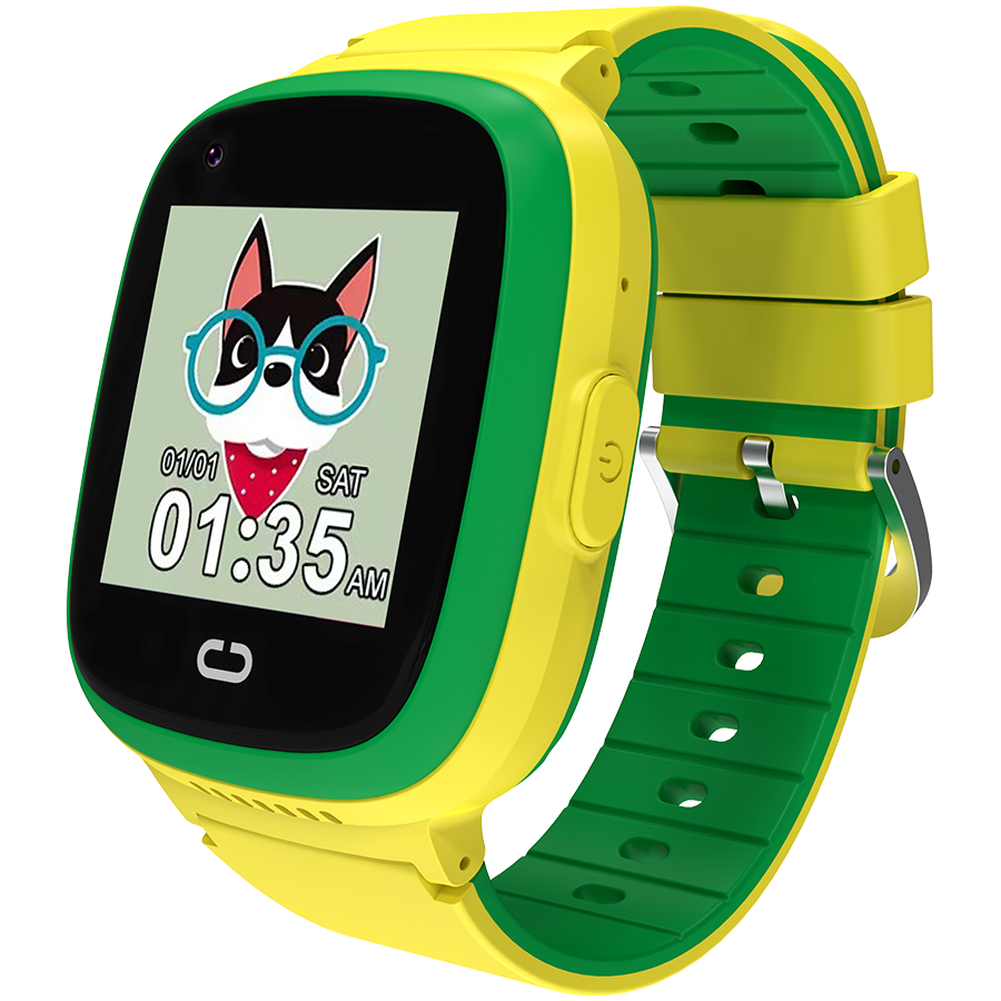 CANYON kids watch Sunny KW-48 Video 4G GPS Games&Music Green