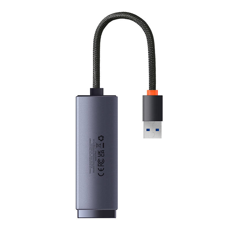 Network adapter Baseus Lite Series USB to RJ45, 1000Mbps (grey) - Product Image 2