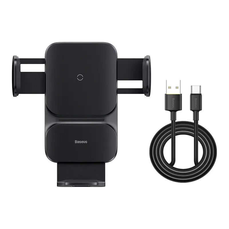Baseus Wisdom Wireless Charging Air vent Electric Car Phone Holder (black) - Product Image 8