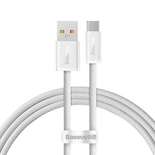 Cable USB to USB-C Baseus Dynamic Series, 100W, 1m (white) - Product Image 1