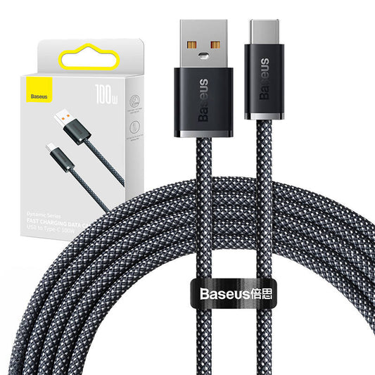 Cable USB to USB-C Baseus Dynamic Series, 100W, 2m (black) - Product Image 1