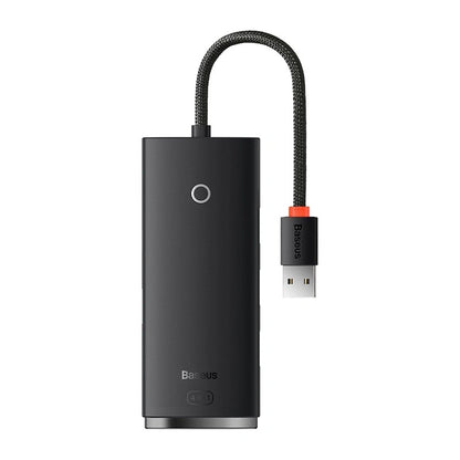 Baseus Lite Series Hub 4in1 USB to 4x USB 3.0, 25cm (Black) - Product Image 1