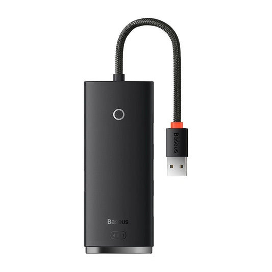 Baseus Lite Series Hub 4in1 USB to 4x USB 3.0, 25cm (Black) - Product Image 1