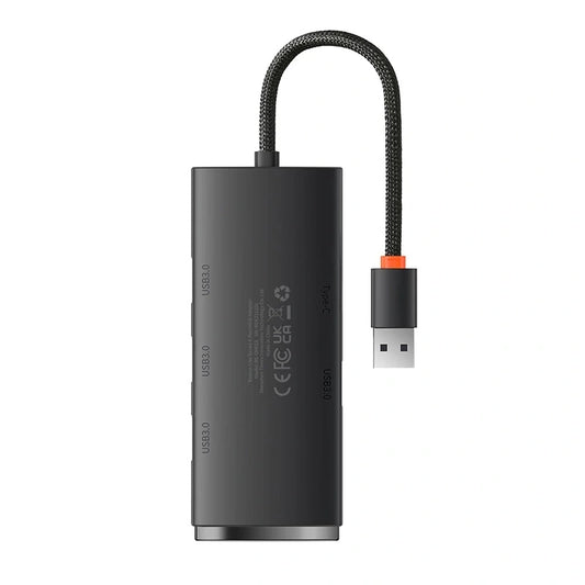 Baseus Lite Series Hub 4in1 USB to 4x USB 3.0, 25cm (Black) - Product Image 2