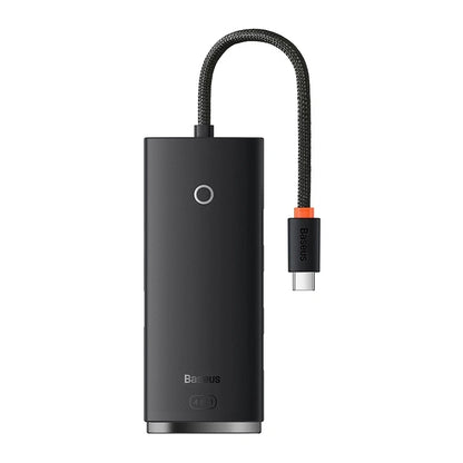 Baseus Lite Series Hub 4in1 USB-C to 4x USB 3.0 + USB-C, 25cm (Black) - Product Image 1