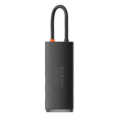 Baseus Lite Series Hub 6w1 USB-C to 2x USB 3.0 + USB-C + HDMI + SD/TF (black) - Product Image 3