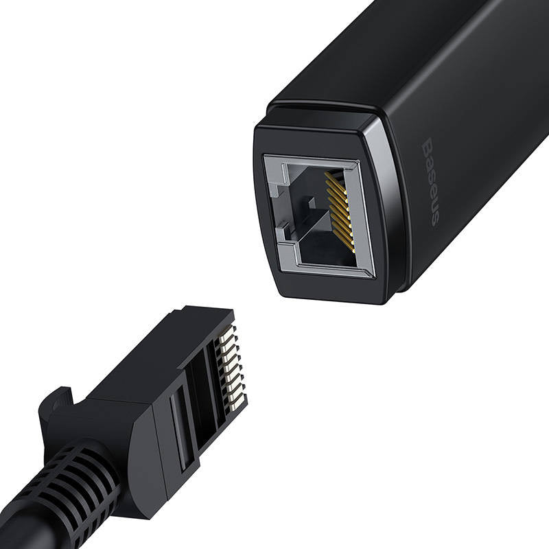 Network adapter Baseus Lite Series USB-C to RJ45 (black) - Product Image 6