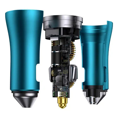 Baseus Golden Contactor Pro car charger, 2x USB-C, 40W (blue) - Product Image 5