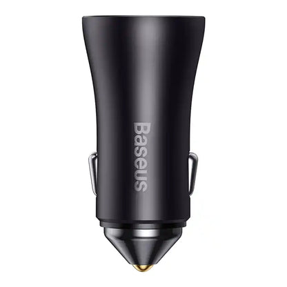 Baseus Golden Contactor Pro car charger, 2x USB-C, 40W (Dark Gray) - Product Image 3
