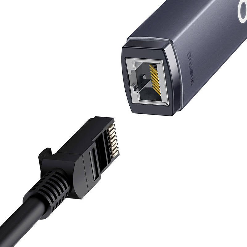 Network adapter Baseus Lite Series USB-C to RJ45 (grey) - Product Image 5