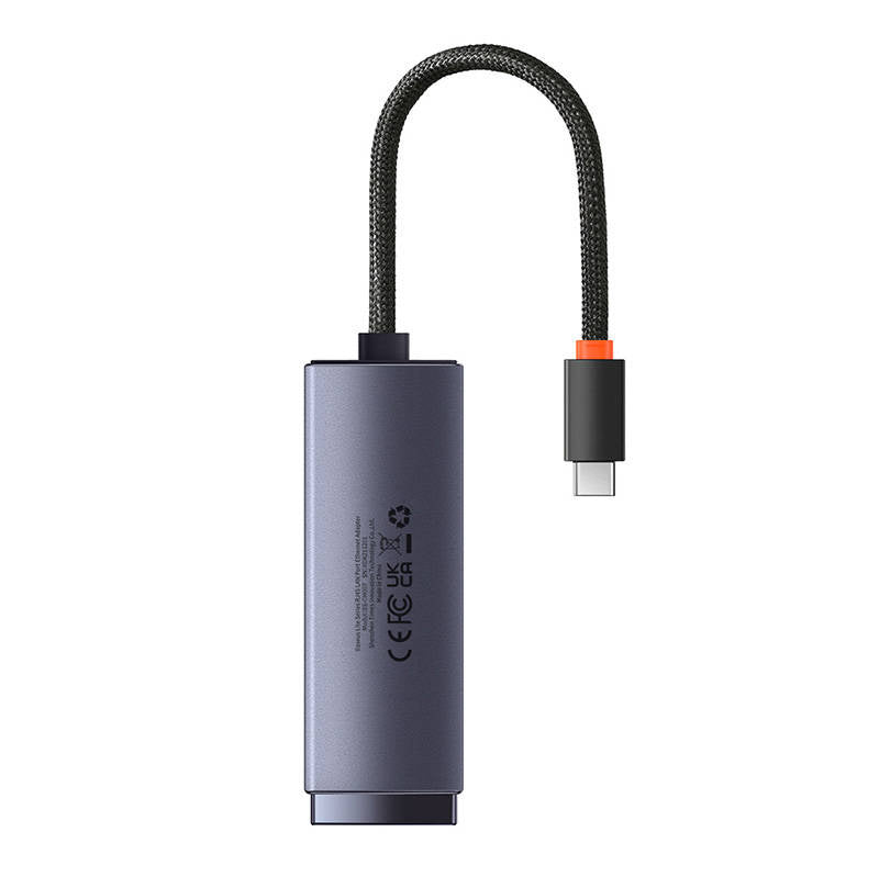Network adapter Baseus Lite Series USB-C to RJ45 (grey) - Product Image 4