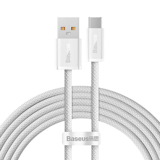 Cable USB to USB-C Baseus Dynamic Series, 100W, 2m (white) - Product Image 2