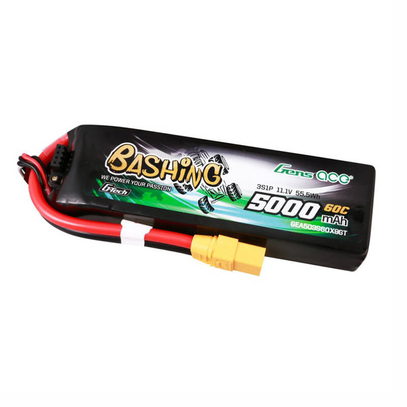 GensAce 5kmAh 11.1V 60C 3S1P battery with XT90 connector - Product Image 3