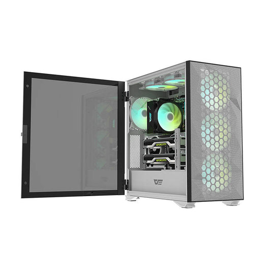 Computer-Lüfter-Set ARGB Darkflash C6 3in1 120x120 (weiß)