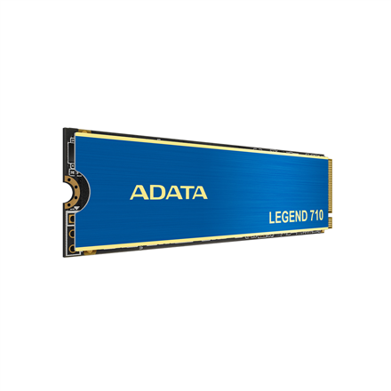 ADATA LEGEND 710 256 GB SSD form factor M.2 2280 SSD interface PCIe Gen3x4 Write speed 1800 MB/s Read speed 2400 MB/s