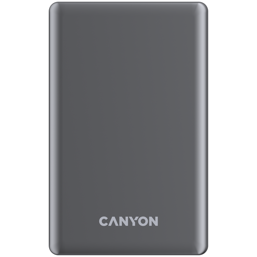 CANYON power bank OnPower 510 slim Magnetic 10000 mAh PD20W Dark Grey