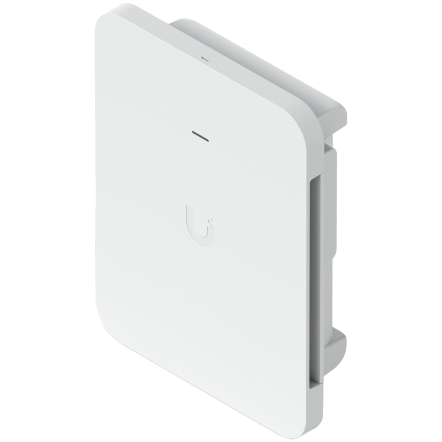 Ubiquiti U7-Pro-Wall mounted WiFi 7 AP with 6 spatial streams and 6 GHz support tailored for home builders with seamless inst