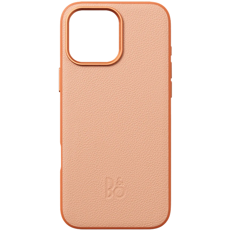 iPhone 16 Pro Max Leather Case Sunset Apricot — BANG & OLUFSEN
