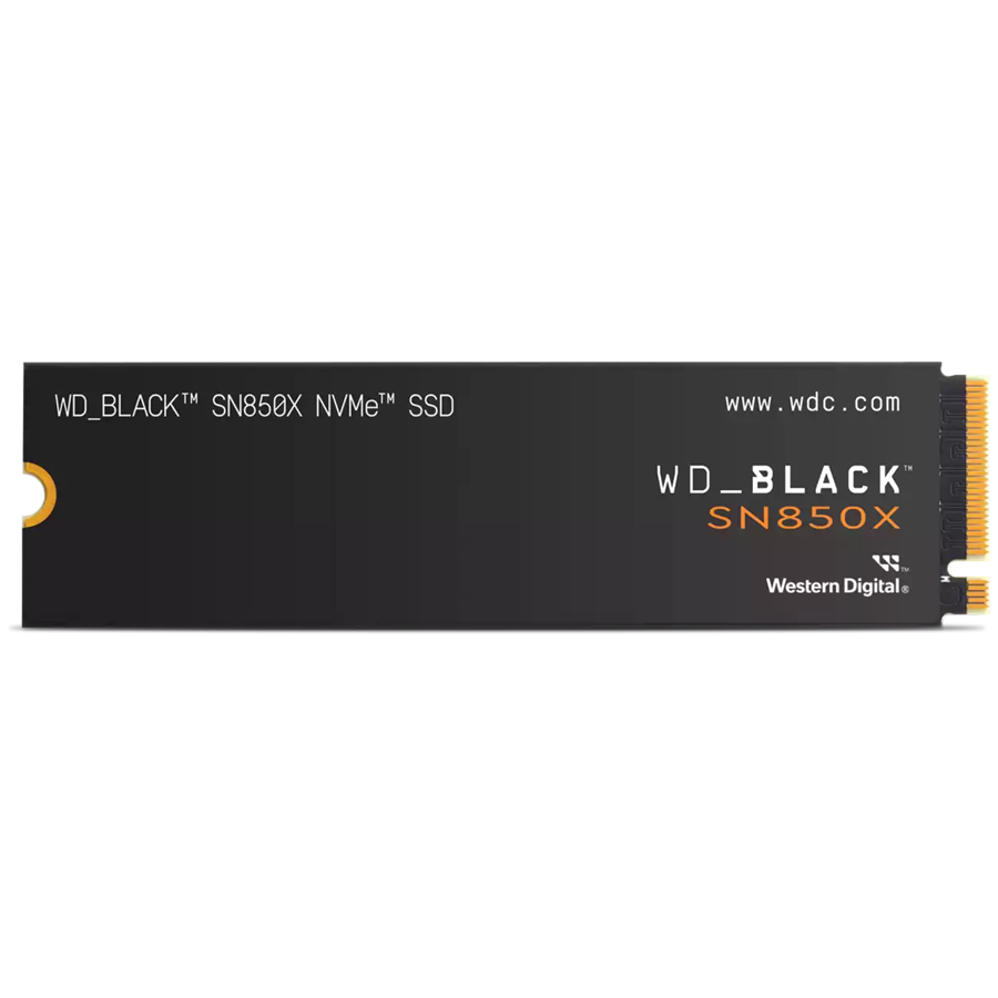 SSD POWERED BY SANDISK WD Black SN850X HeatSink 4TB M.2 2280 PCIe Gen4 x4 NVMe, Read/Write: 7300/6600 MBps, IOPS 1200K/1100K,