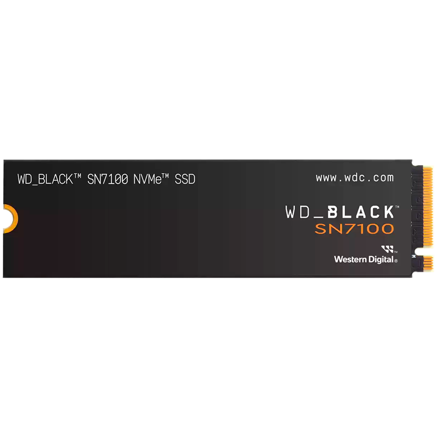SSD POWERED BY SANDISK WD Black SN7100 2TB M.2 2280 PCIe Gen4 x4 NVMe, Read/Write: 7250/6900 MBps, IOPS 1000K/1400K, TBW: 120