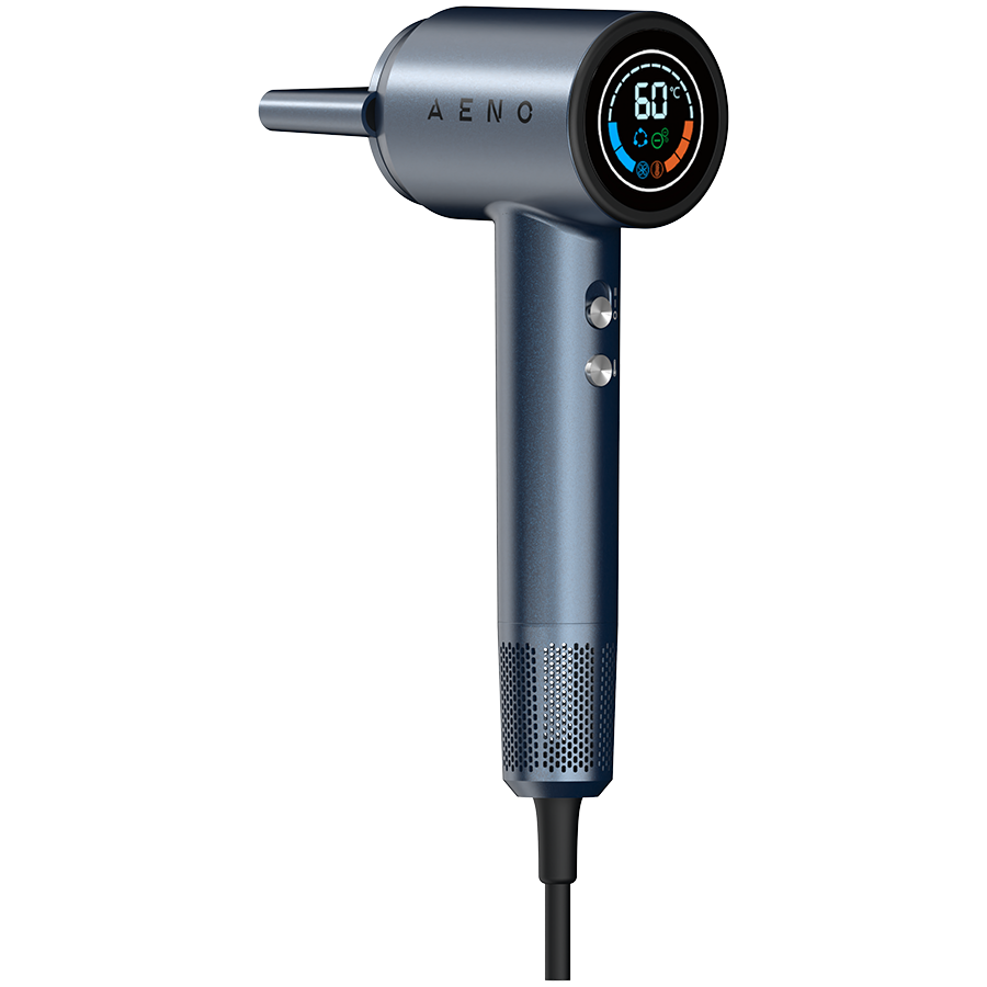 High Speed Hair Dryer, 220V-240V~50-60Hz, 1500W, Ionizer, LCD, 6+circulation mode, 110000RPM, less than 75dB — AENO