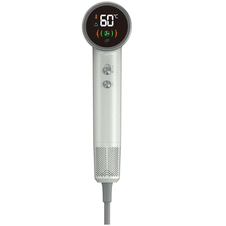 High Speed Hair Dryer, 220V-240V~50-60Hz, 1500W, Ionizer, LCD, 6+circulation mode, 110000RPM, less than 75dB — AENO