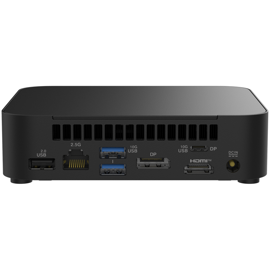 ASUS NUC 14 Essential/RNUC14MNK3500002/N355 Processor/1xDDR5-4800 SO-DIMM/5xUSB Type-A/2xUSB Type-C/3.5mm jack/ M.2 22x80 NVM