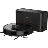 Robot Cleaner w/Dust Collector, black, 2in1 and dust tank, 4000pa, 3200mAh battery — AENO