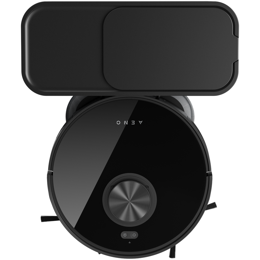 Robot Cleaner w/Dust Collector, black, 2in1 and dust tank, 4000pa, 3200mAh battery — AENO