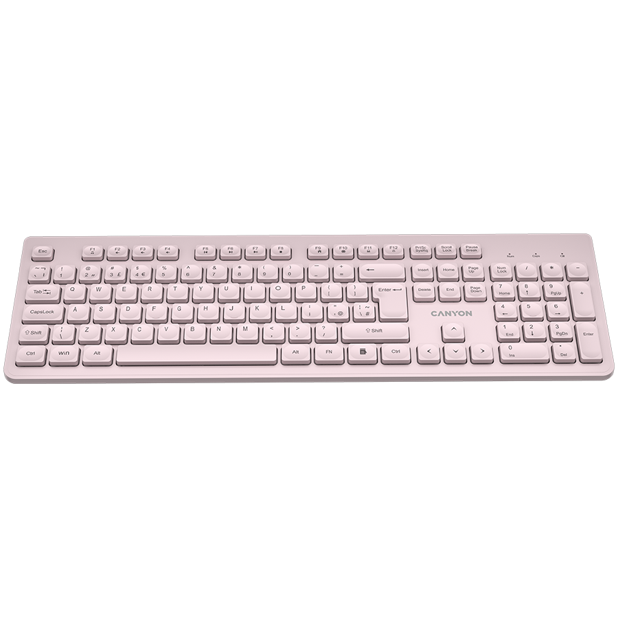 CANYON keyboard HKB-W01 UK/US AAA Wireless Beige
