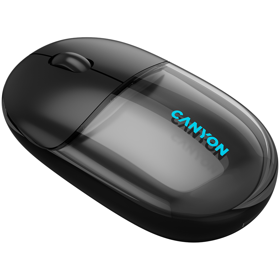 CANYON mouse OnClick 24 BT/ Wireless Transparent/Black