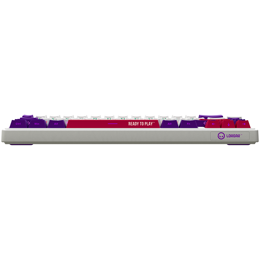 LORGAR KBP70MW, Wireless 65% Mechanical Gaming Keyboard Pro, White, EN layout