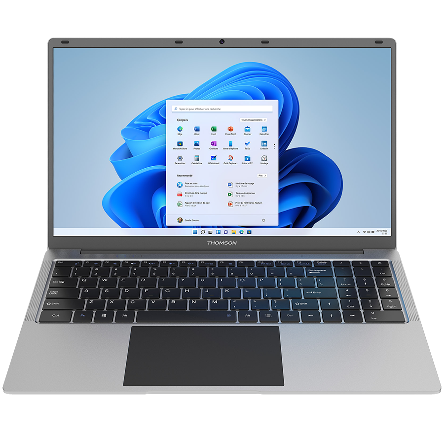 THOMSON laptop Neo N15, 15,6-inch, Intel Celeron N4020/1920x1080 FHD TN, 8GB RAM DDR4, 256Gb SSD, Wifi AC, BT, 1MP Webcam, Ty
