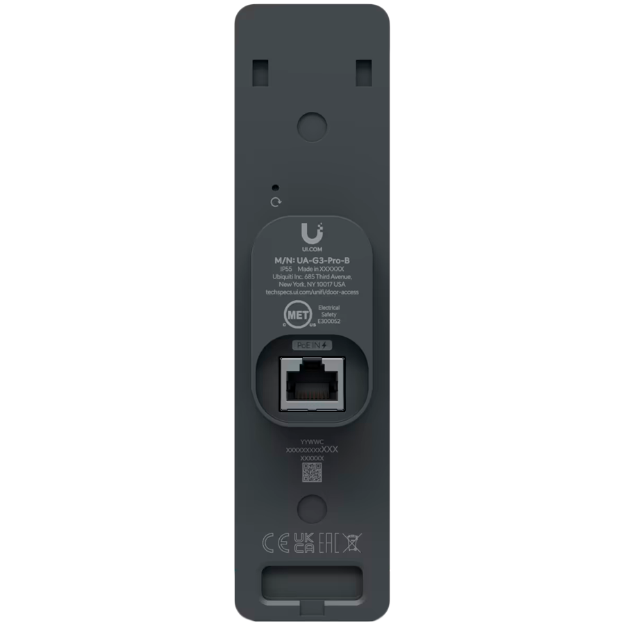 Ubiquiti UA-G3-Pro-B indoor/outdoor NFC reader and intercom with Apple Touch Pass support, Video works at ADA-compliant mount