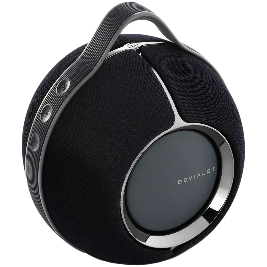 Devialet Mania Deep Black with dock