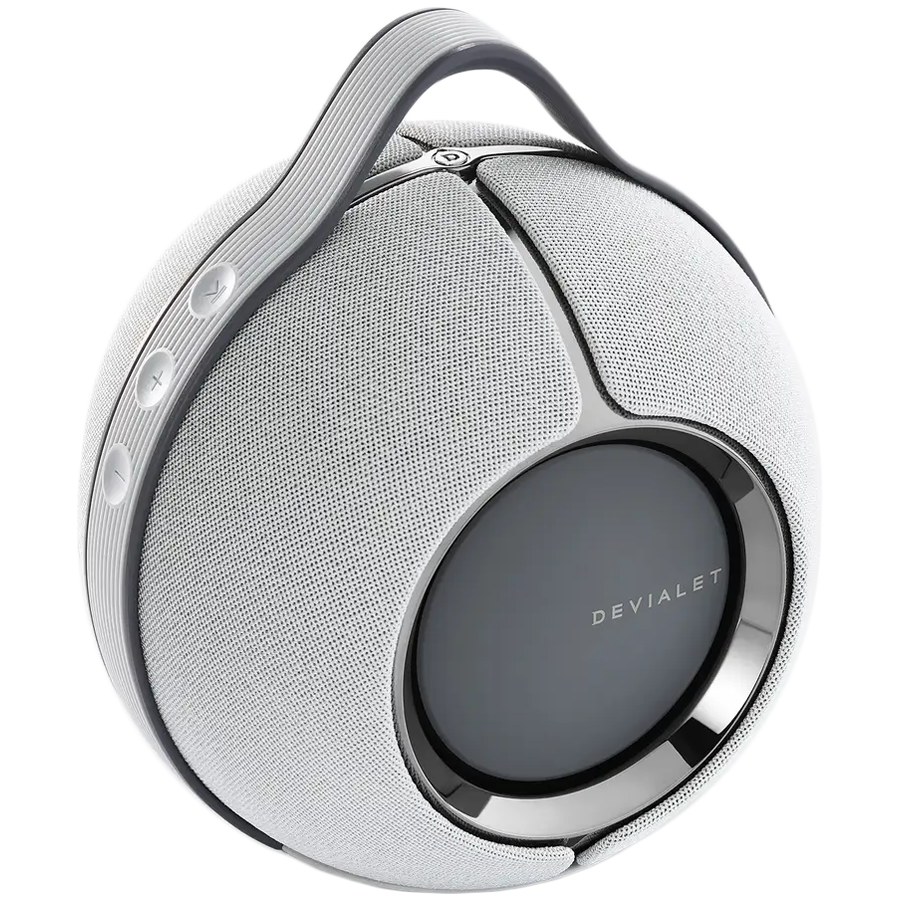 Devialet Mania Light Grey with dock