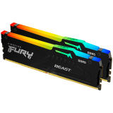 Kingston DRAM 64GB 6000MT/s DDR5 CL36 DIMM (Kit of 2) FURY Beast RGB EXPO